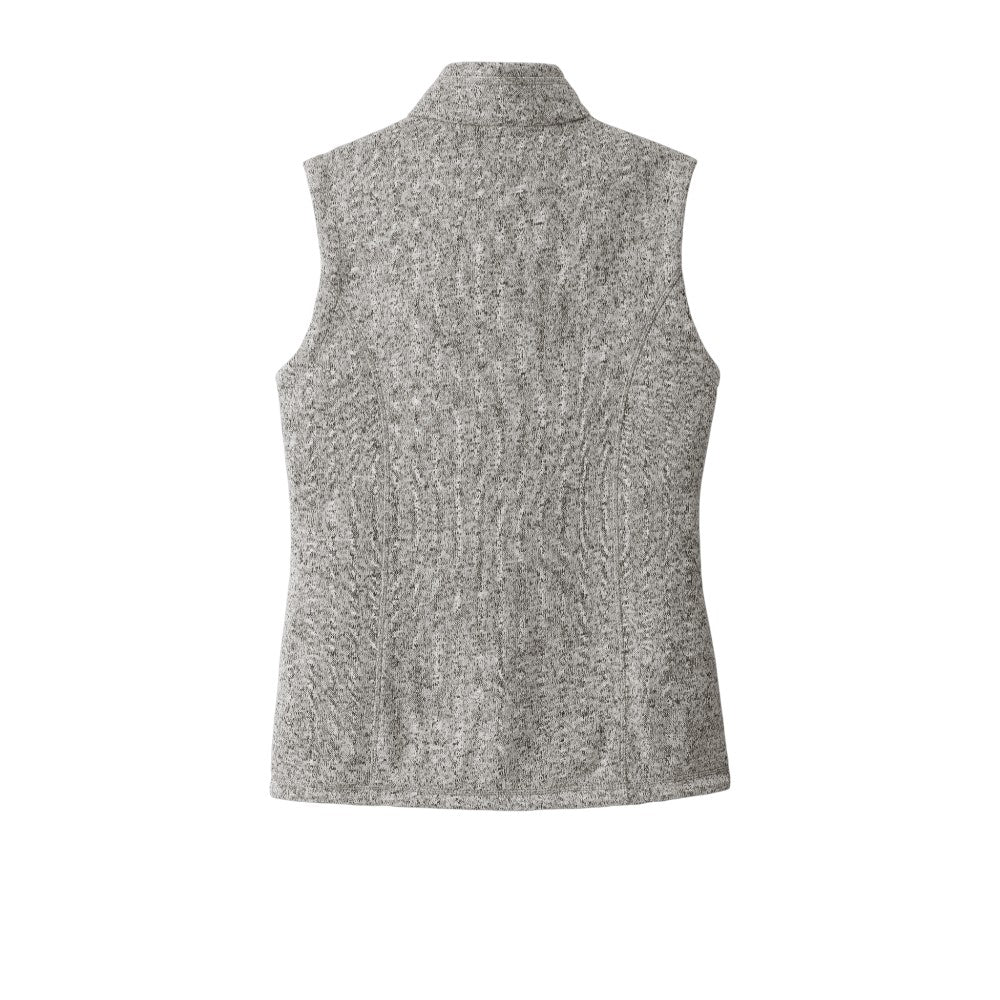Port Authority ® Women's Sweater Fleece Vest - Grey Heather