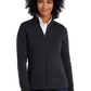 Port Authority® Women's Slub Fleece Full-Zip Jacket - Black
