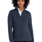 Port Authority® Women's Slub Fleece Full-Zip Jacket - Navy