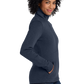 Port Authority® Women's Slub Fleece Full-Zip Jacket - Navy