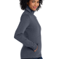 Port Authority® Women's Slub Fleece Full-Zip Jacket - Slate Grey