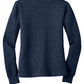 Port Authority® Women's Slub Fleece Full-Zip Jacket - Navy
