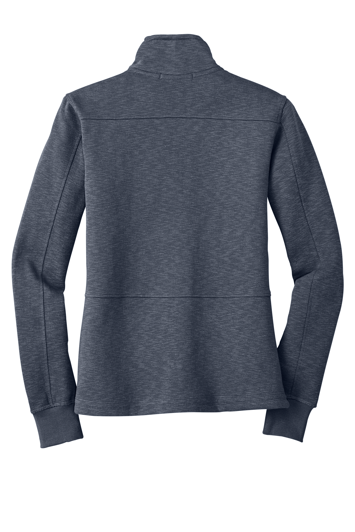 Port Authority® Women's Slub Fleece Full-Zip Jacket - Slate Grey