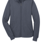Port Authority® Women's Slub Fleece Full-Zip Jacket - Slate Grey