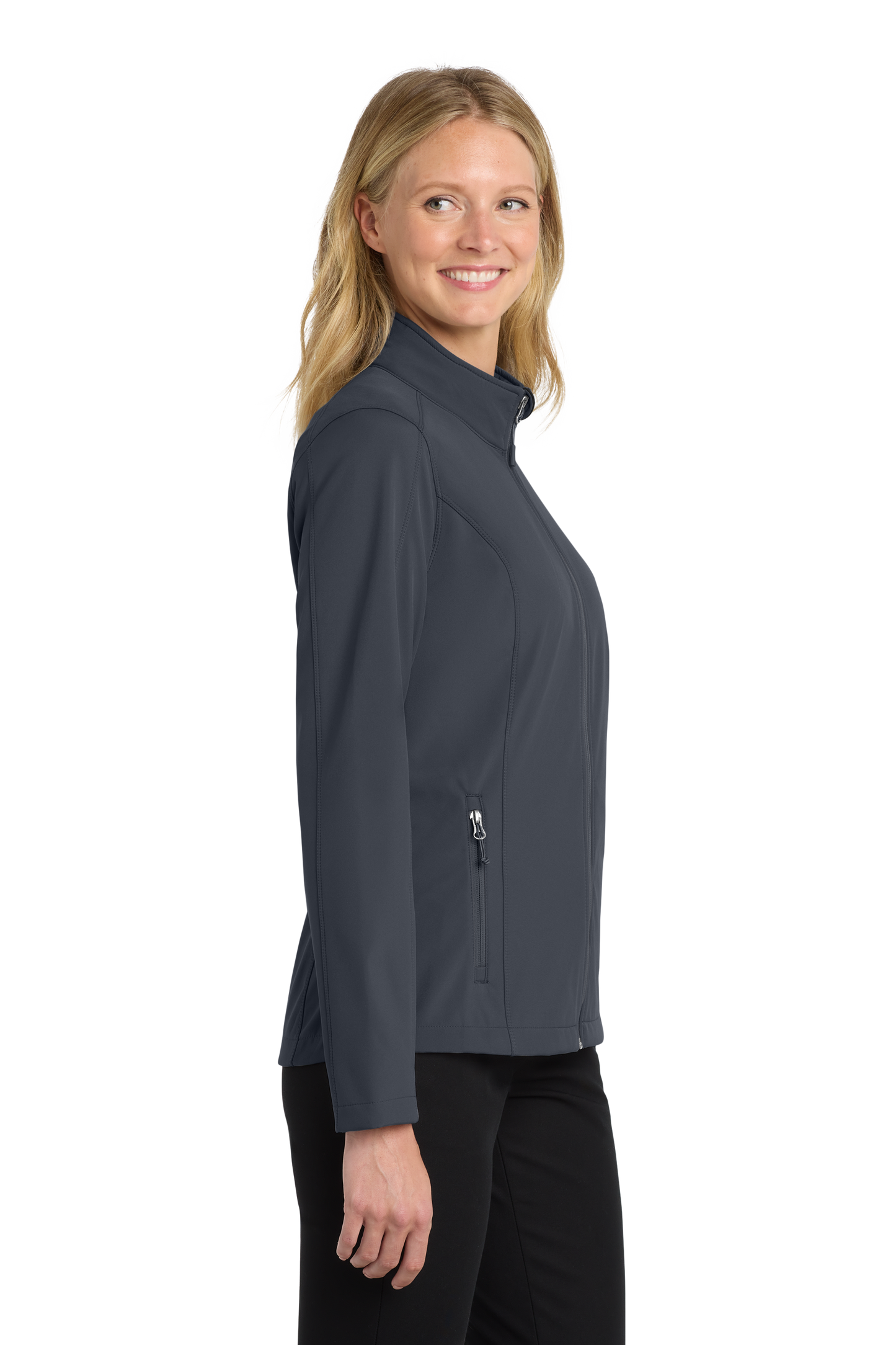 Port Authority® Women's Core Soft Shell Jacket - Battleship Grey