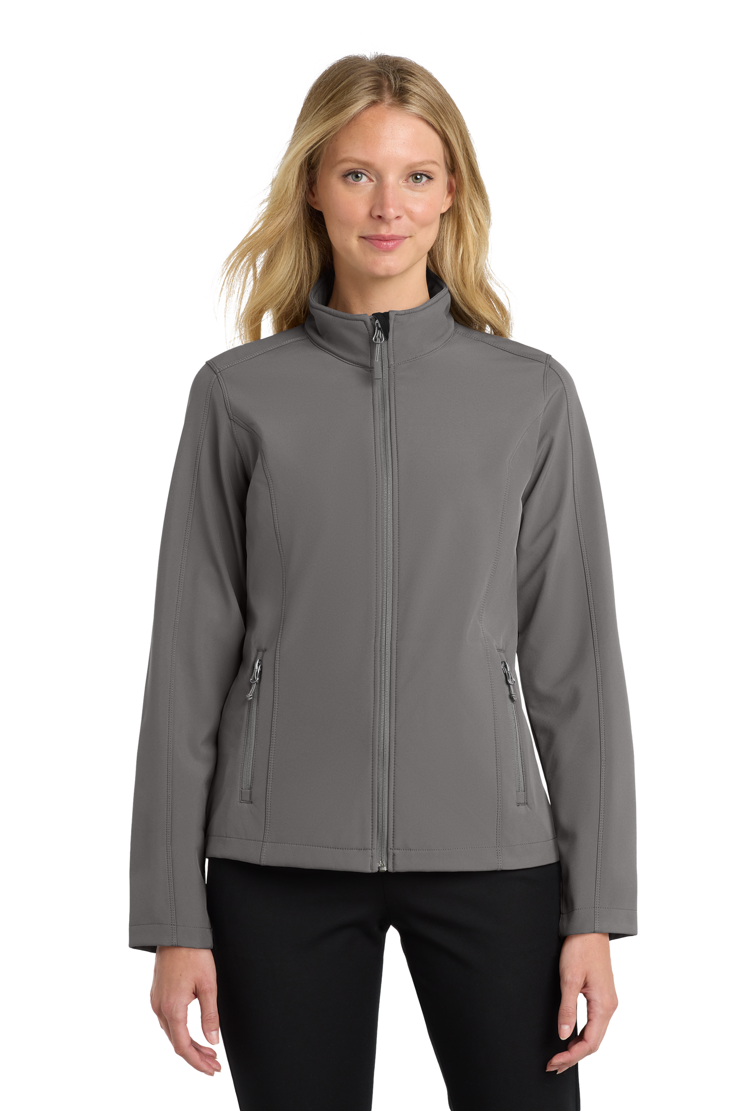 Port Authority® Women's Core Soft Shell Jacket - Deep Smoke