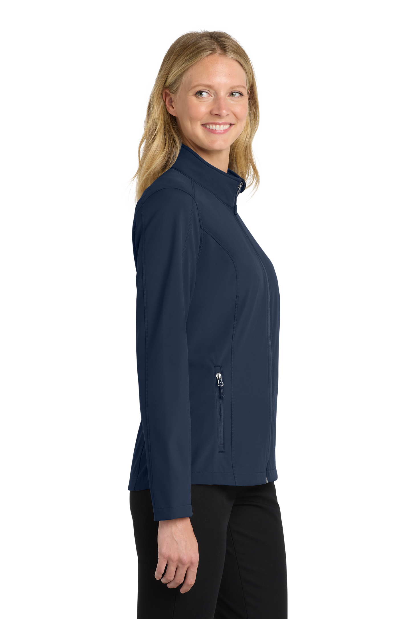 Port Authority® Women's Core Soft Shell Jacket - Dress Blue Navy