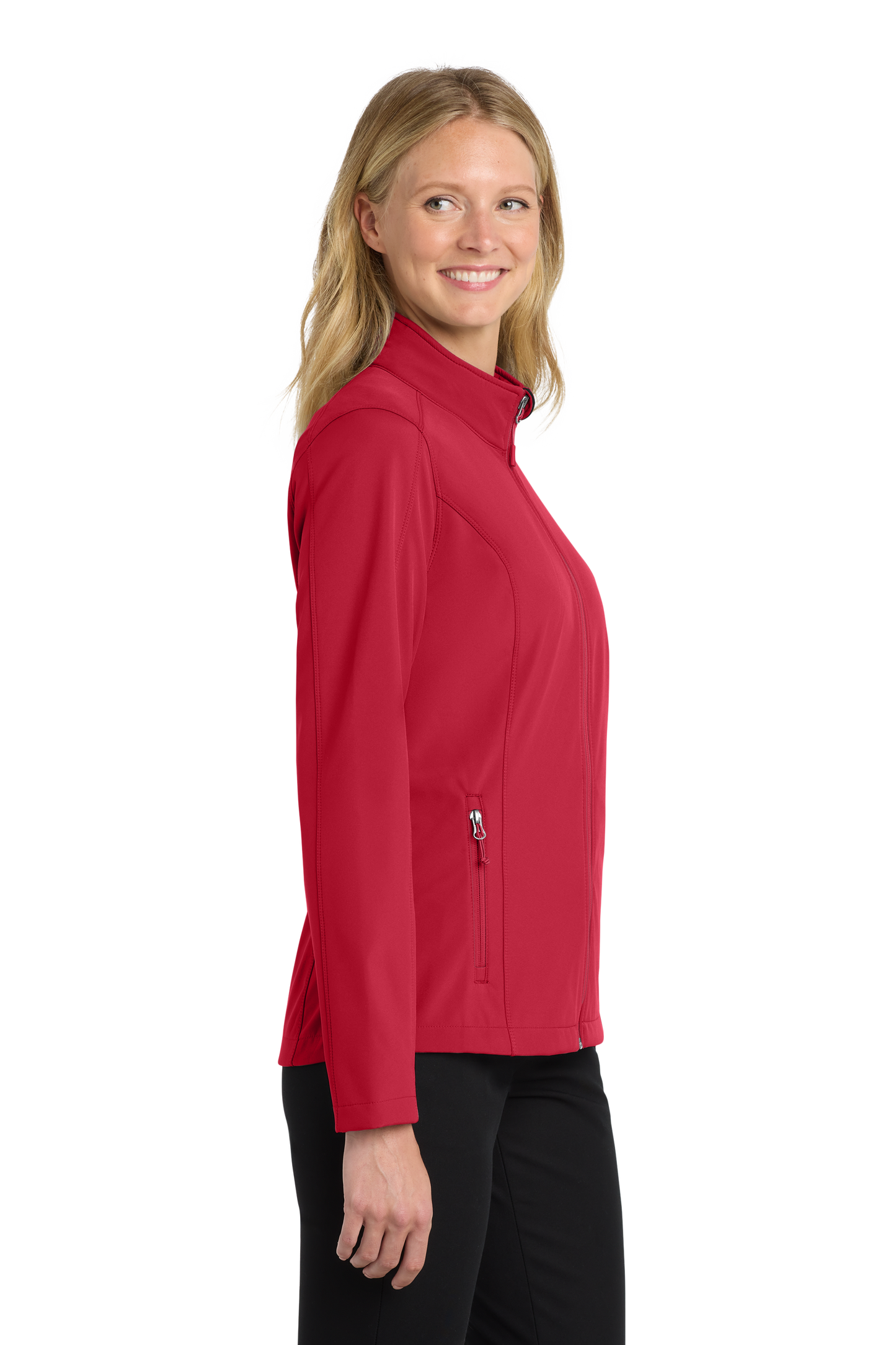Port Authority® Women's Core Soft Shell Jacket - Rich Red
