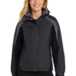 Port Authority® Women's Colorblock 3-in-1 Jacket - Black/ Black/ Magnet