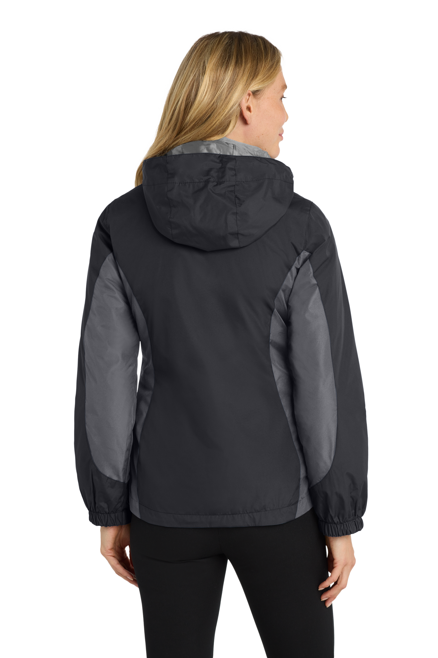 Port Authority® Women's Colorblock 3-in-1 Jacket - Black/ Magnet/ Signal Red