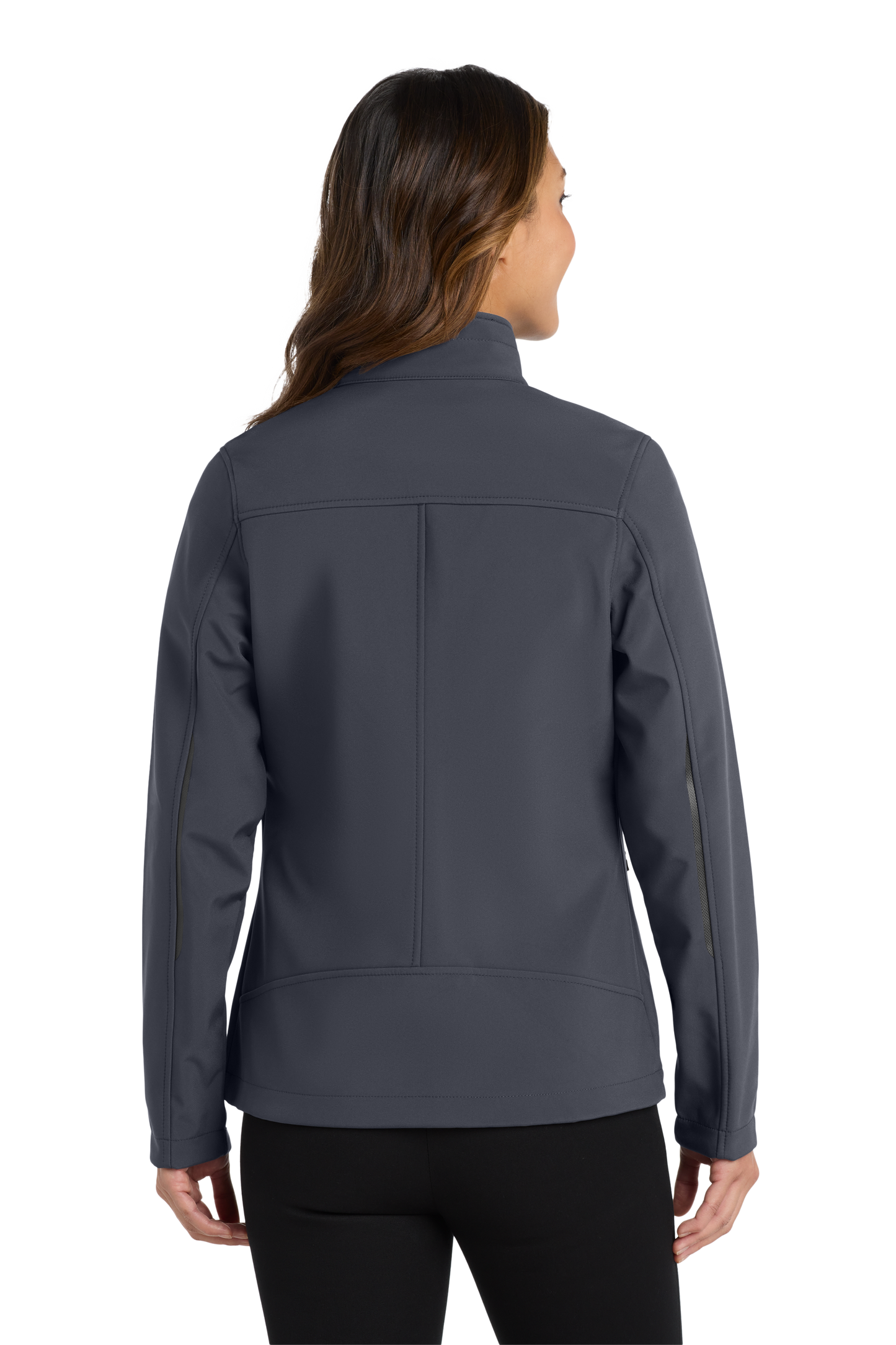 Port Authority® Women's Welded Soft Shell Jacket - Battleship Grey