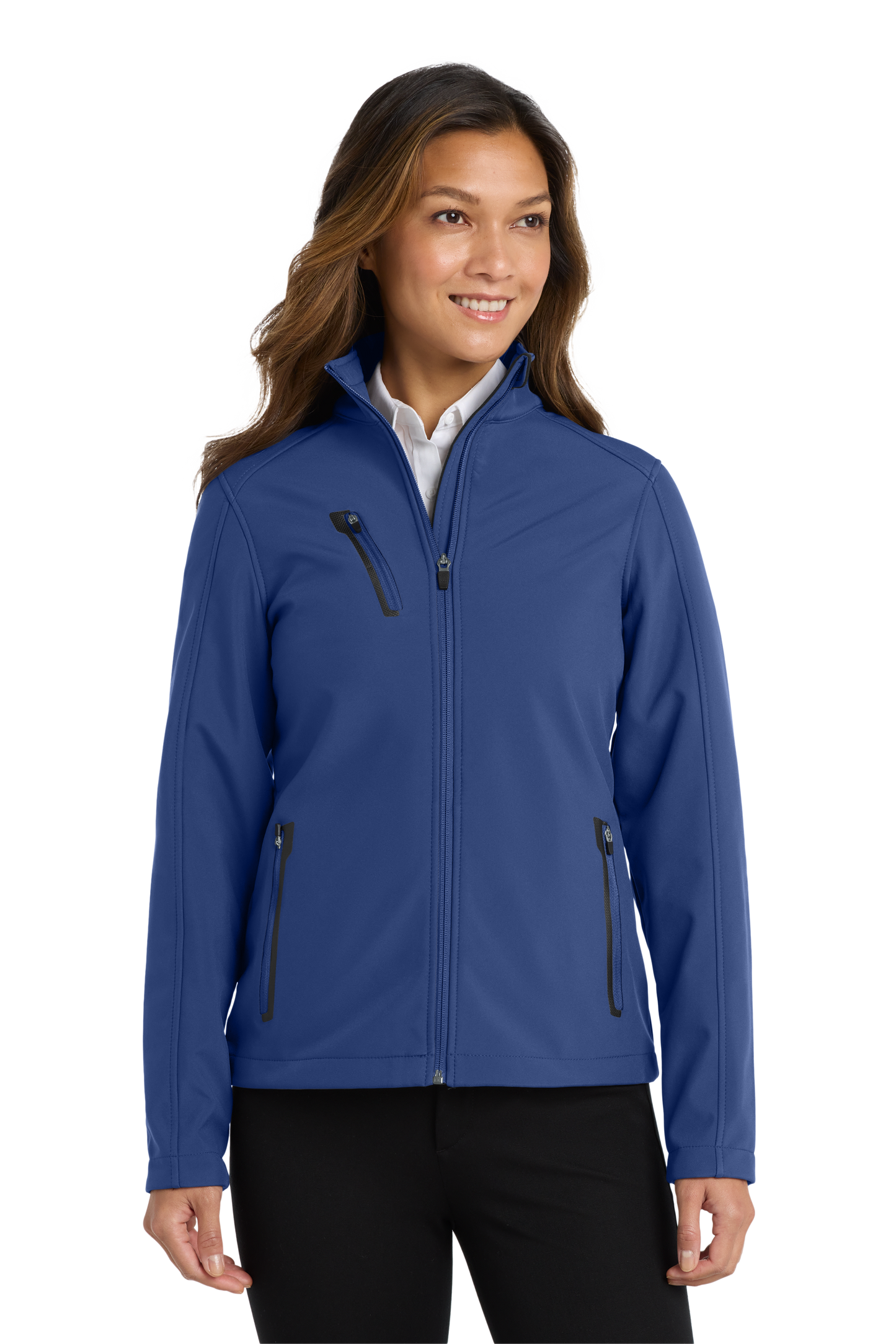 Port Authority® Women's Welded Soft Shell Jacket - Estate Blue