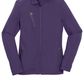 Port Authority® Women's Welded Soft Shell Jacket - Posh Purple