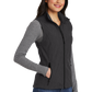 Port Authority® Women's Core Soft Shell Vest - Black Charcoal Heather