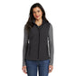 Port Authority® Women's Core Soft Shell Vest - Black Charcoal Heather