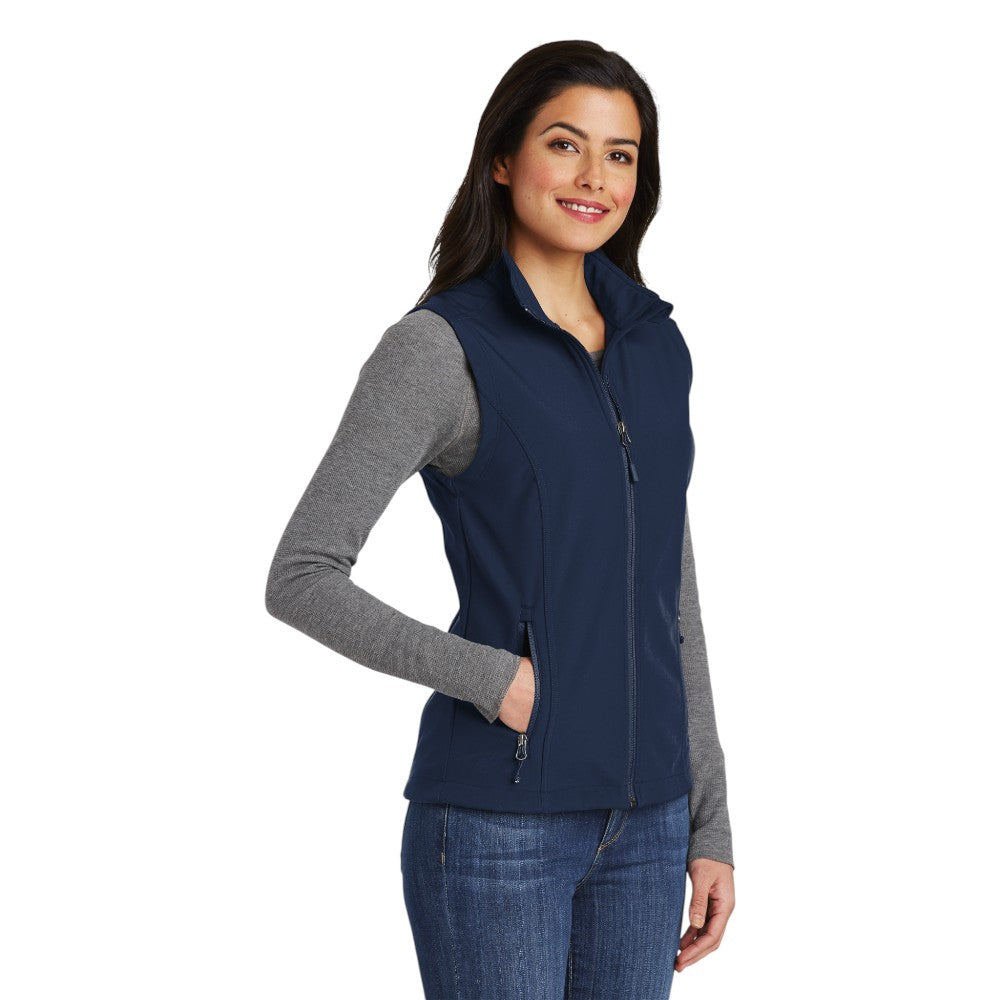 Port Authority® Women's Core Soft Shell Vest - Dress Blue Navy