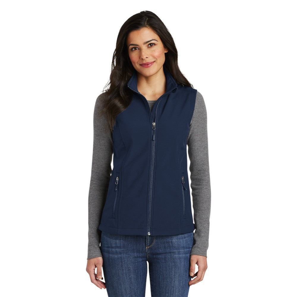 Port Authority® Women's Core Soft Shell Vest - Dress Blue Navy