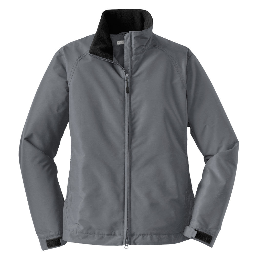 Port Authority® Women's Challenger™ Jacket - Steel Grey / True Black