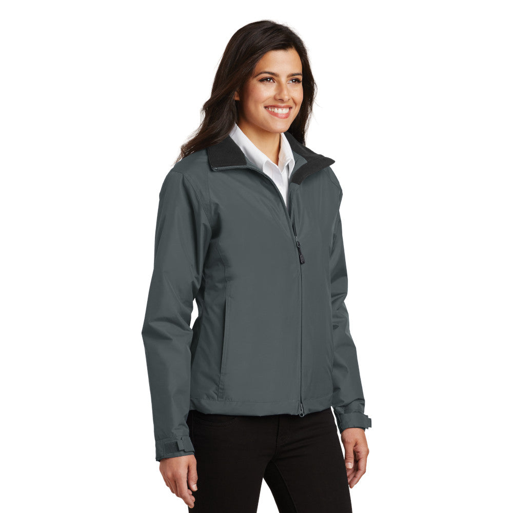 Port Authority® Women's Challenger™ Jacket - Steel Grey / True Black