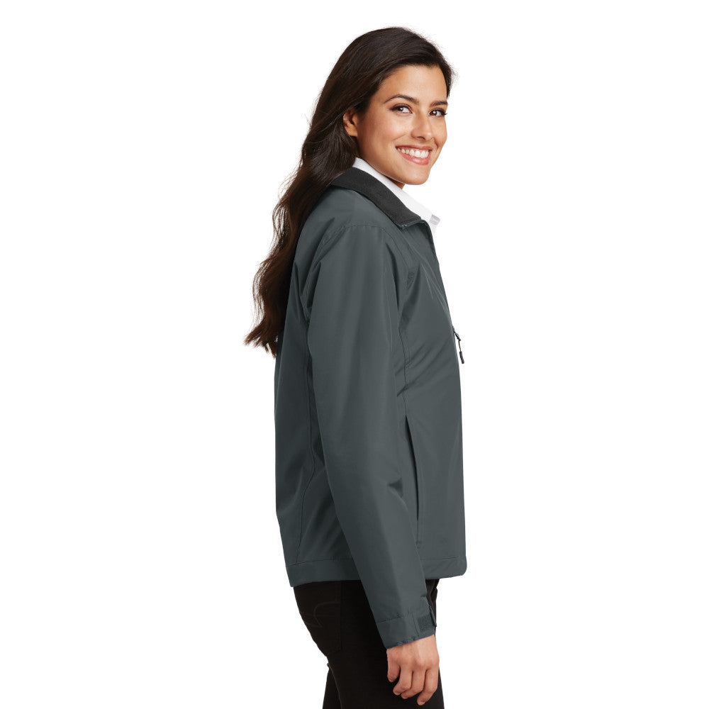 Port Authority® Women's Challenger™ Jacket - Steel Grey / True Black
