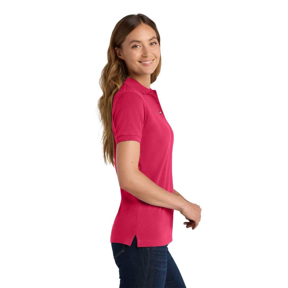 Port Authority® Women's Heavyweight Cotton Pique Polo - Red