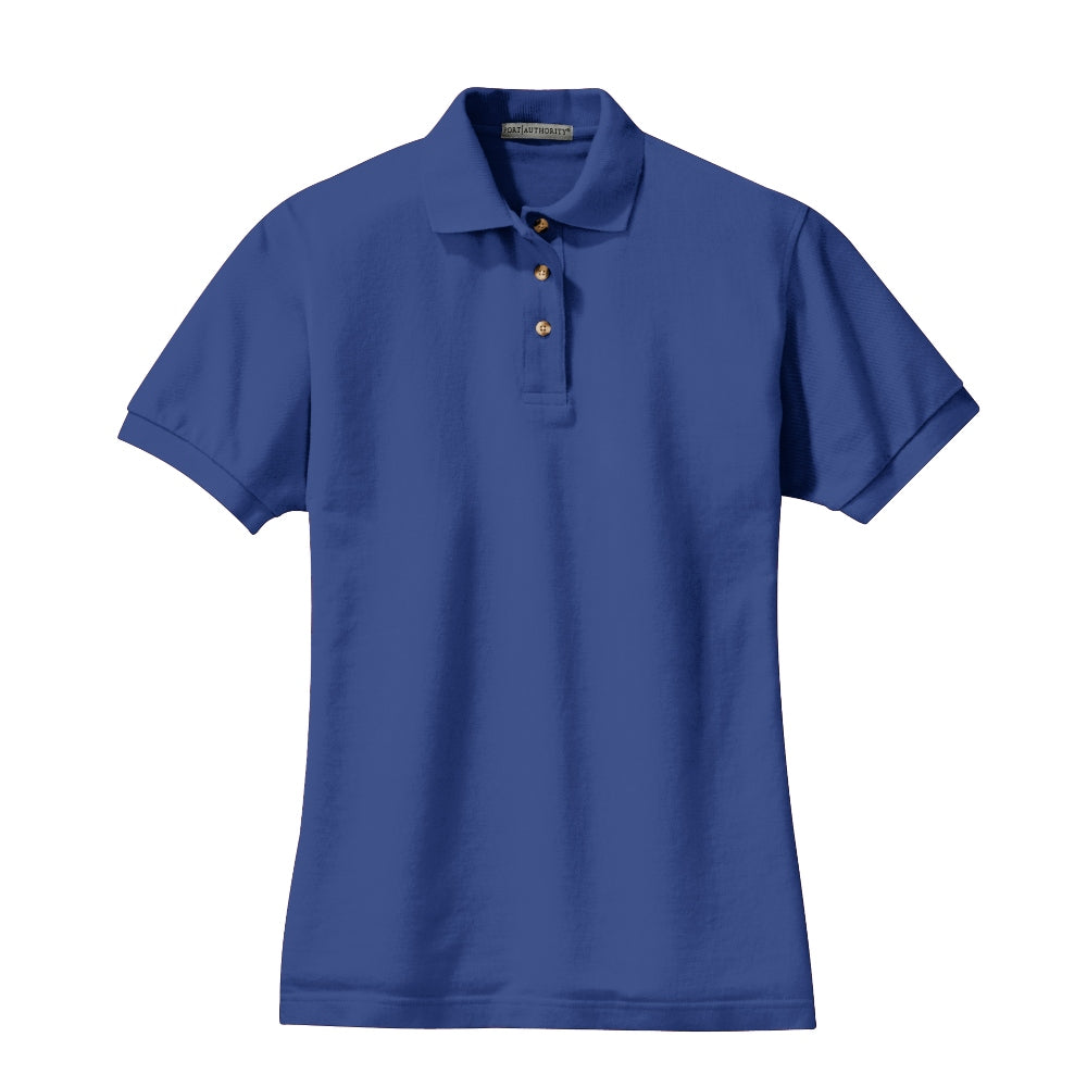 Port Authority® Women's Heavyweight Cotton Pique Polo - Royal
