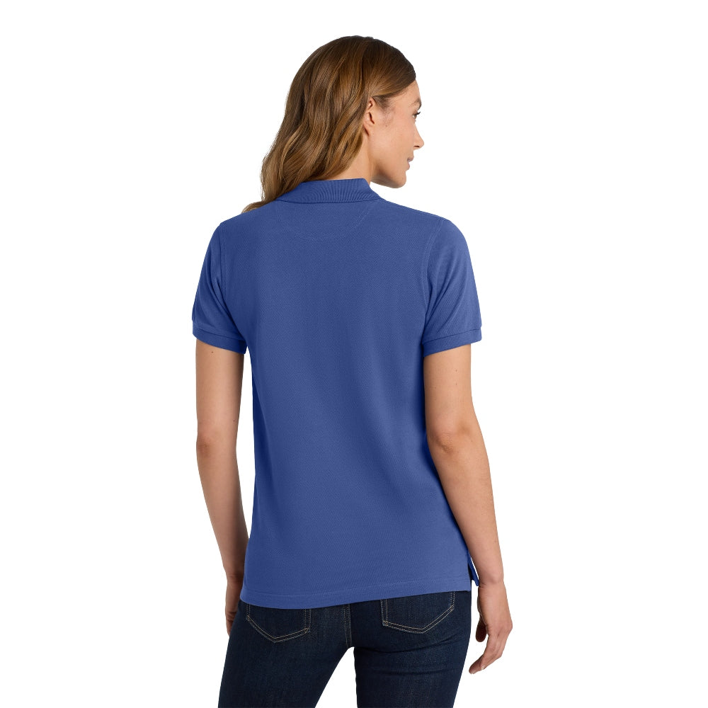 Port Authority® Women's Heavyweight Cotton Pique Polo - Royal