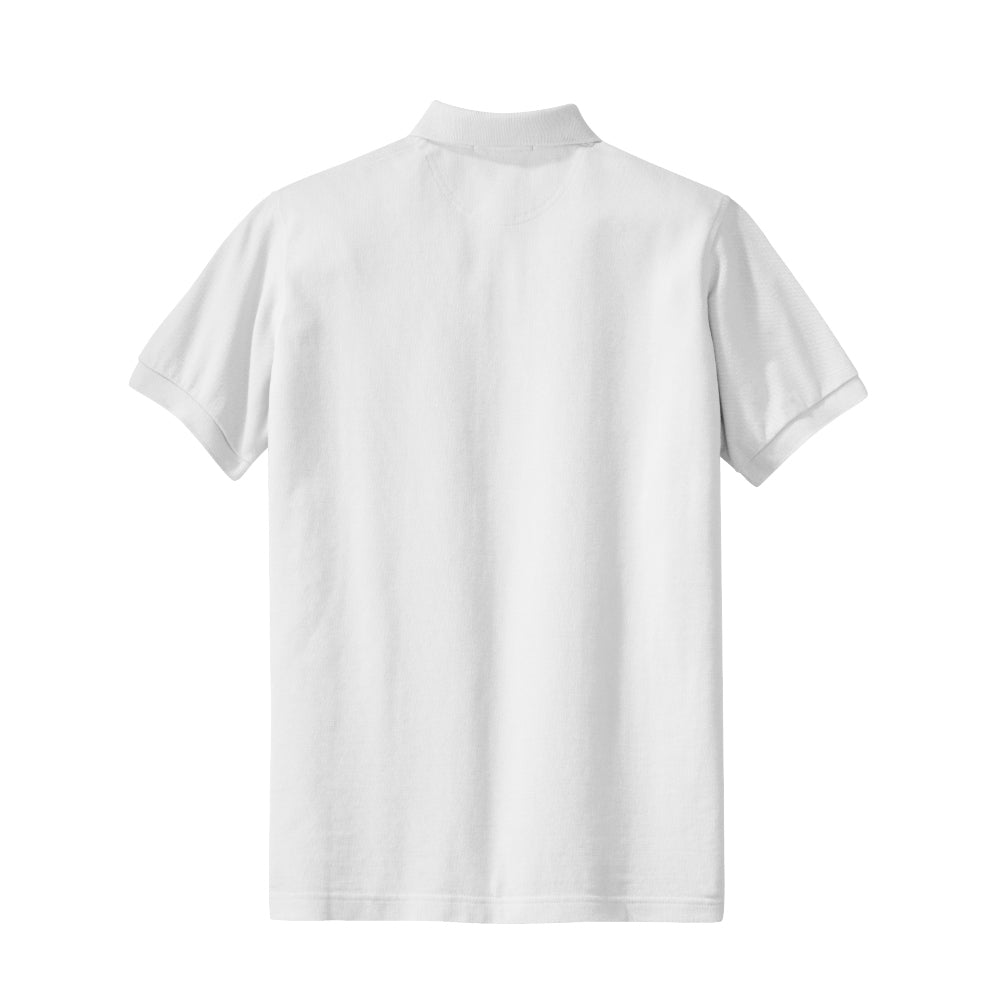 Port Authority® Women's Heavyweight Cotton Pique Polo - White