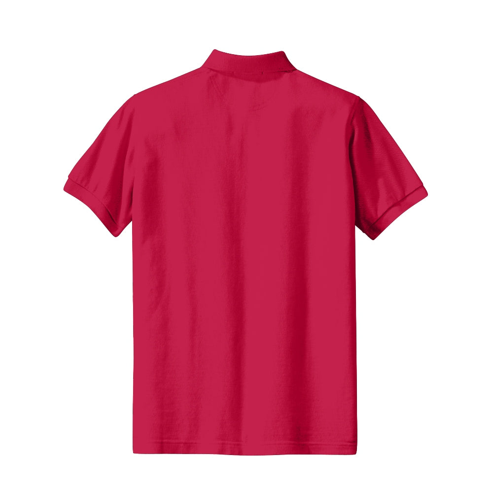 Port Authority® Women's Heavyweight Cotton Pique Polo - Red