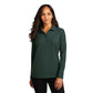 Port Authority® Women's Silk Touch™ Long Sleeve Polo - Dark Green