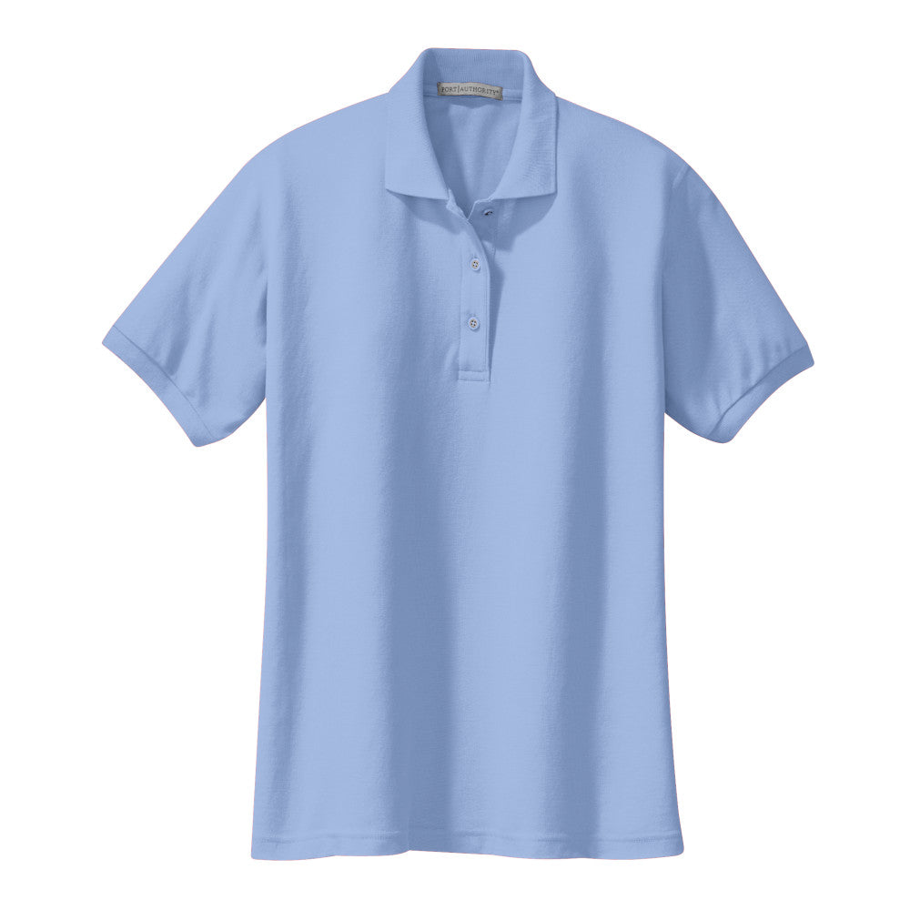 Port Authority® Women's Silk Touch™ Polo - Light Blue