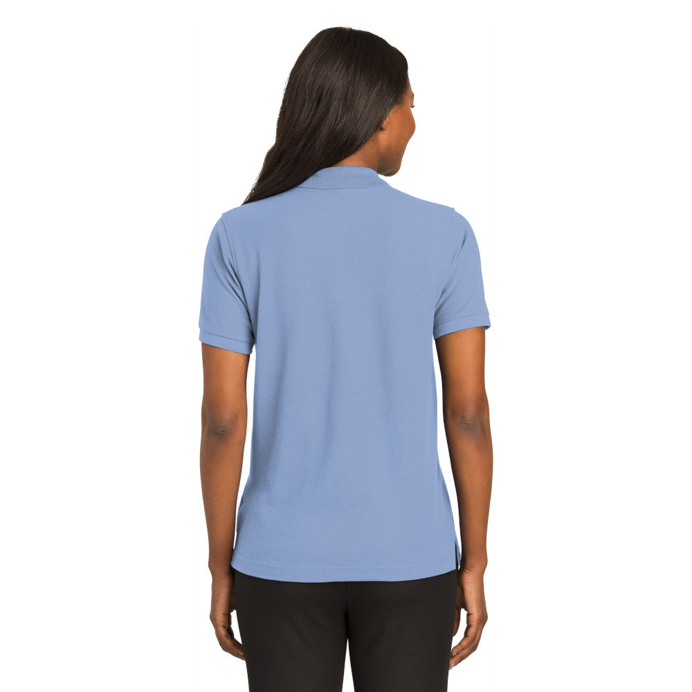 Port Authority® Women's Silk Touch™ Polo - Light Blue