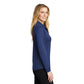 Port Authority ® Women's Silk Touch ™ Performance Long Sleeve Polo - Navy