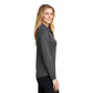 Port Authority ® Women's Silk Touch ™ Performance Long Sleeve Polo - Steel Grey