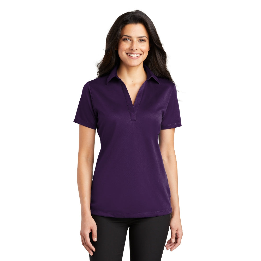 Port Authority® Women's Silk Touch™ Performance Polo - Bright Purple