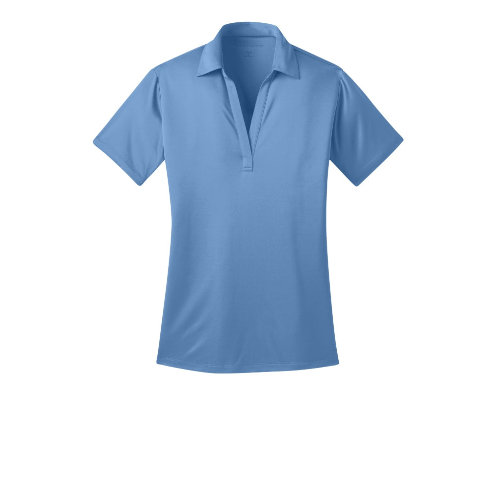 Port Authority® Women's Silk Touch™ Performance Polo - Carolina Blue