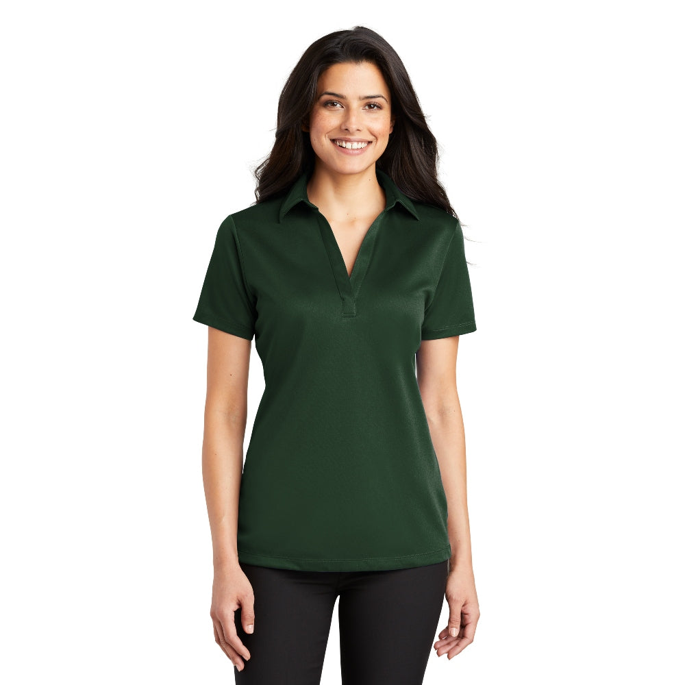Port Authority® Women's Silk Touch™ Performance Polo - Dark Green