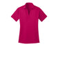 Port Authority® Women's Silk Touch™ Performance Polo - Pink Raspberry