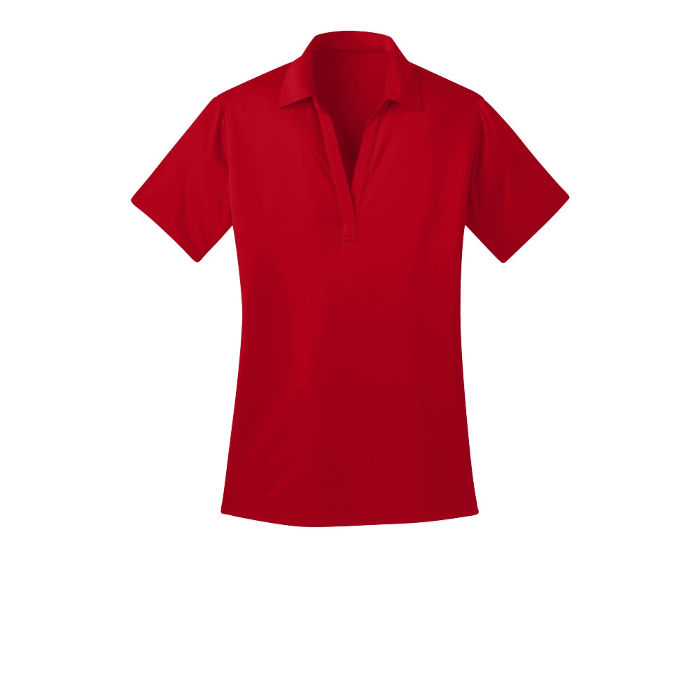 Port Authority® Women's Silk Touch™ Performance Polo - Red
