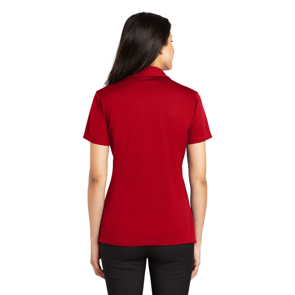 Port Authority® Women's Silk Touch™ Performance Polo - Red