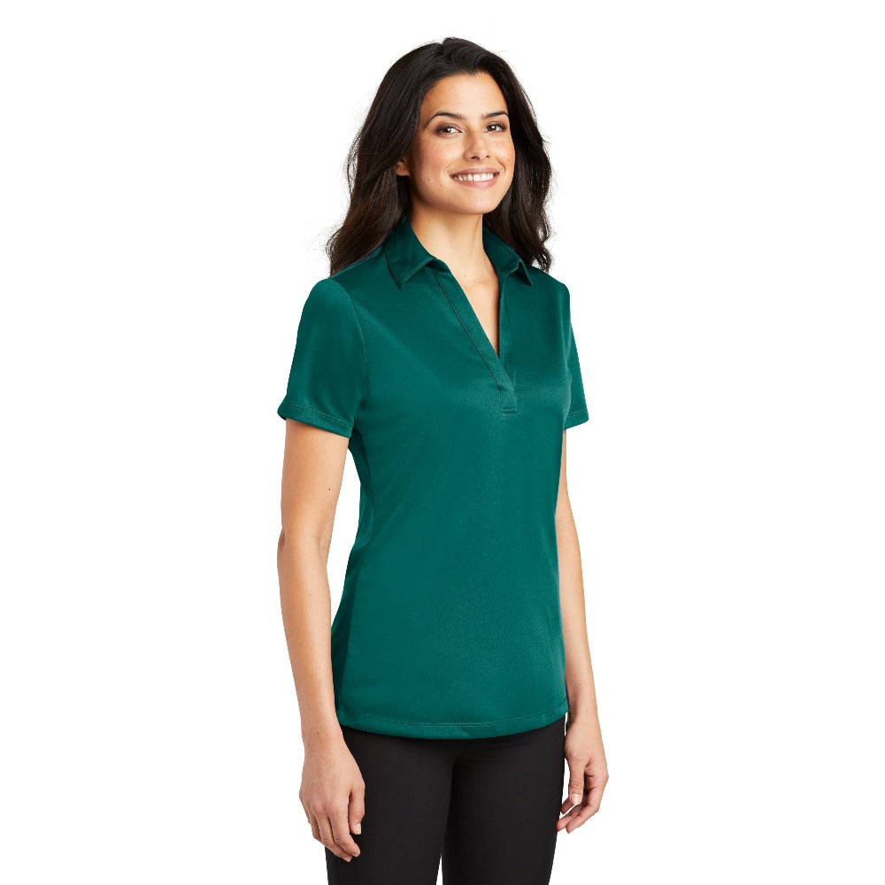 Port Authority® Women's Silk Touch™ Performance Polo - Teal Green