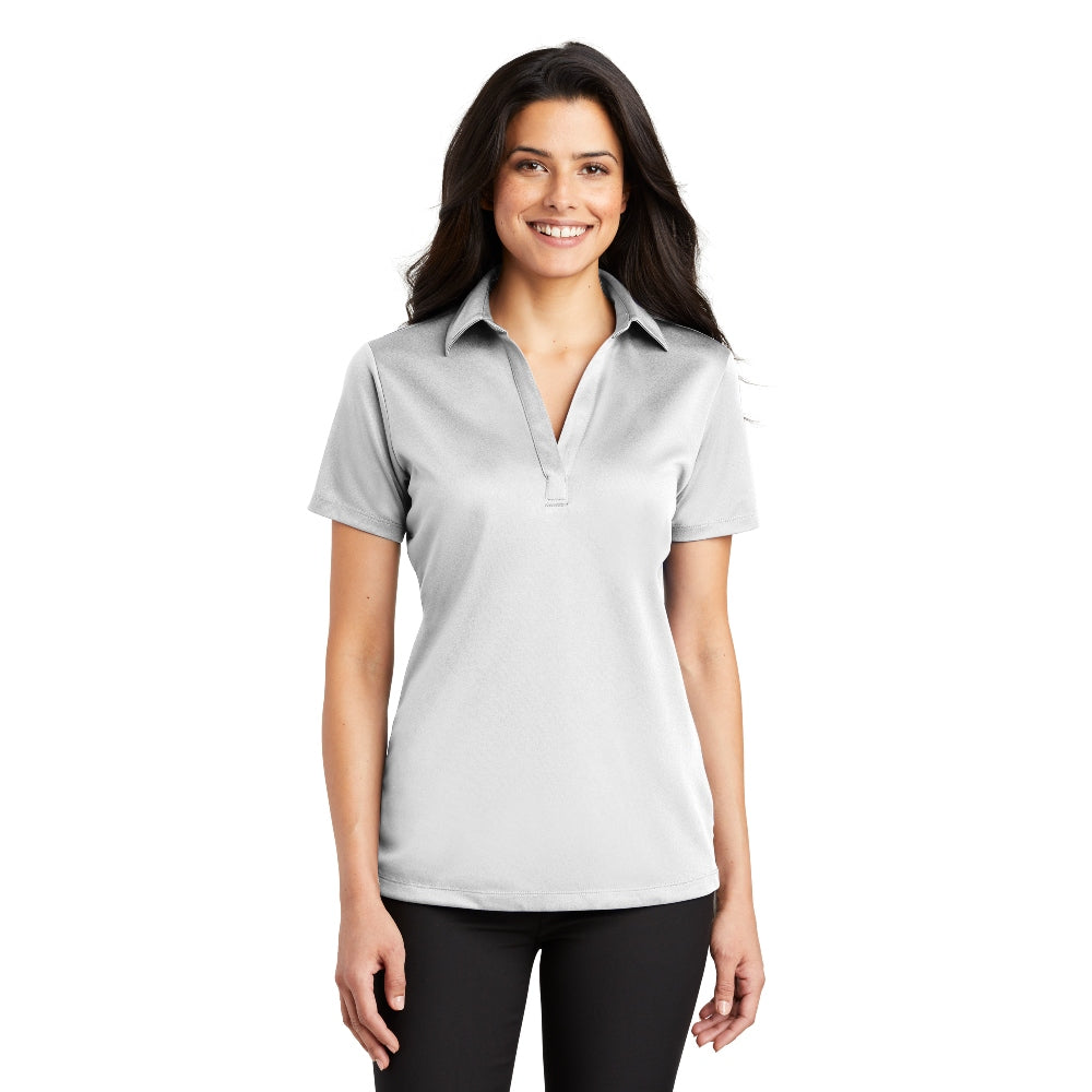 Port Authority® Women's Silk Touch™ Performance Polo - White