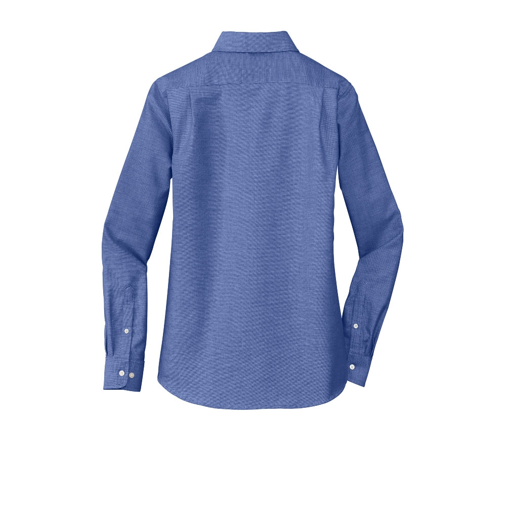 Port Authority® Women's SuperPro™ Oxford Shirt - Navy