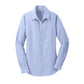 Port Authority® Women's SuperPro™ Oxford Shirt - Oxford Blue