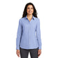 Port Authority® Women's SuperPro™ Oxford Shirt - Oxford Blue
