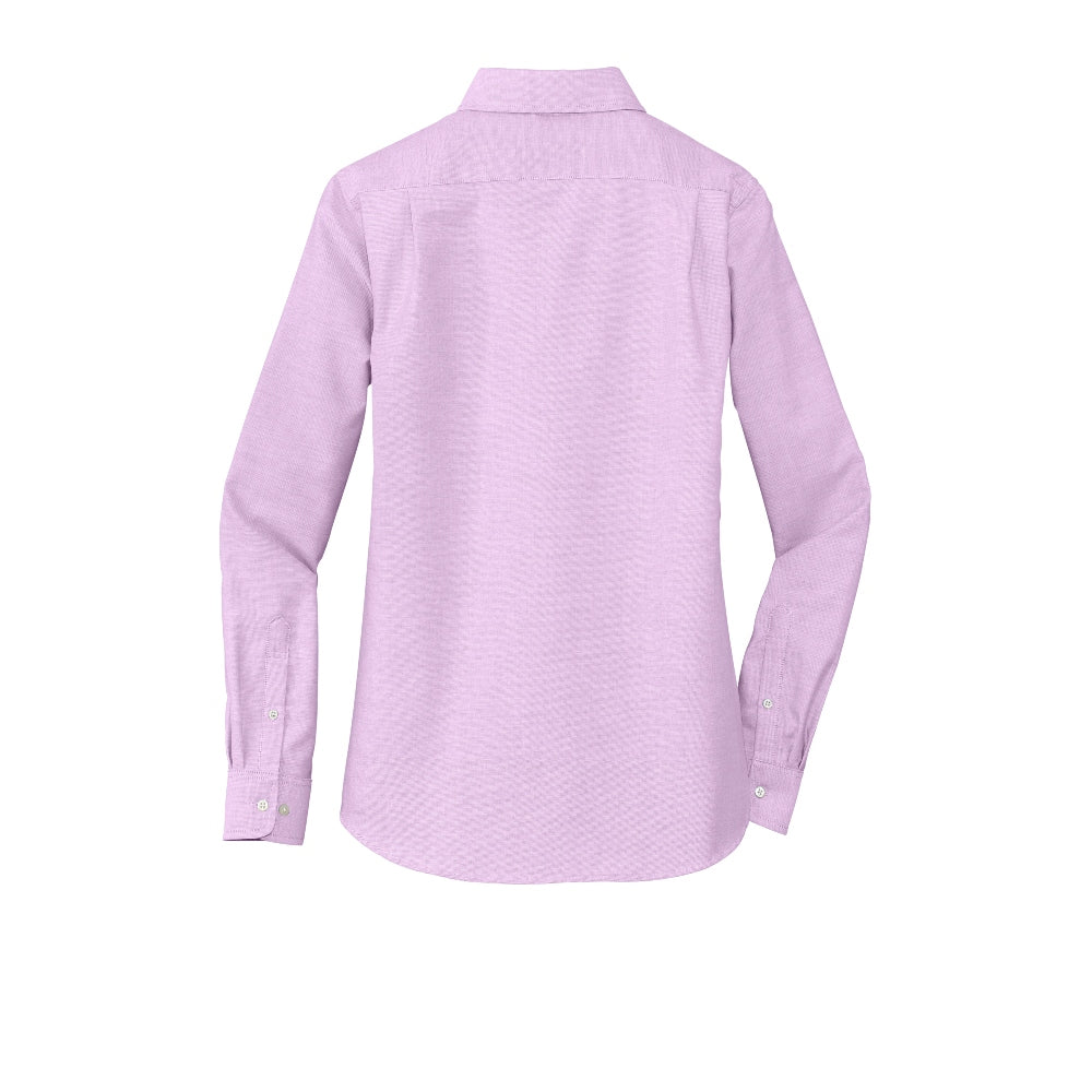 Port Authority® Women's SuperPro™ Oxford Shirt -  Soft Purple