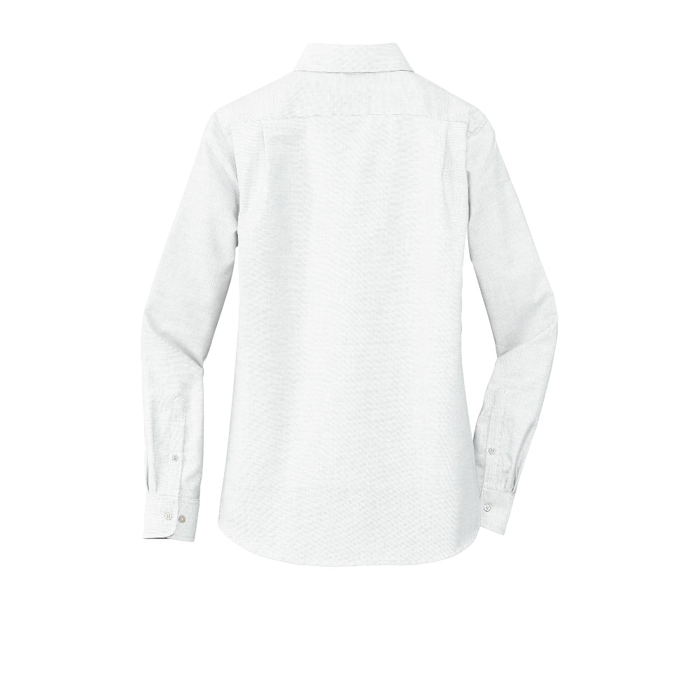 Port Authority® Women's SuperPro™ Oxford Shirt - White