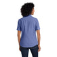 Port Authority® Women's Short Sleeve SuperPro™ Oxford Shirt - Navy