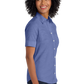 Port Authority® Women's Short Sleeve SuperPro™ Oxford Shirt - Navy