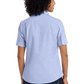 Port Authority® Women's Short Sleeve SuperPro™ Oxford Shirt - Oxford Blue